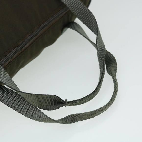 PRADA Sports Hand Bag Nylon Khaki Auth 51279 - Picture 7 of 16